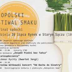 Przepis na 11 Małopolski Festiwal Smaku zawita do Starego Sącza