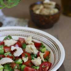 Przepis na Sałatka z grzankami (sucharkami) - Fattoush