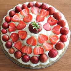 Przepis na TARTA CHAŁWOWA Z TRUSKAWKAMI/ HALVA TART WITH STRAWBERRIES