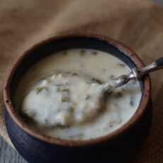 Przepis na Zupa z burakiem liściastym - Pazı çorbası