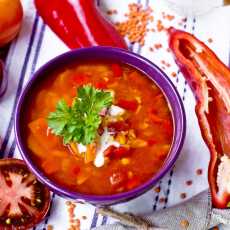 Przepis na Karotenoidowa zupa z soczewicą