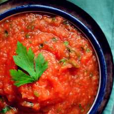 Przepis na Salsa z pieczonych pomidorów