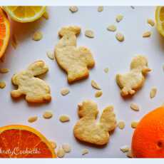 Przepis na Cytrynowo-pomarańczowe kruche ciasteczka