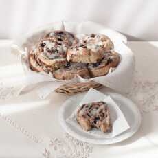 Przepis na BAKING :: Swedish cinnamon rolls with blueberries