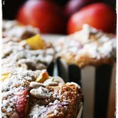 Przepis na Śniadaniowe muffiny z nektarynkami