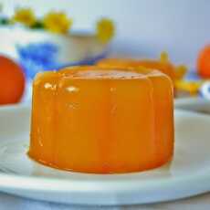 Przepis na Galaretka pomarańczowa z miodem
