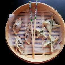Przepis na Chińskie Pierożki na parze z wołowiną i szpinakiem + Yum Cha w Dim Sum House