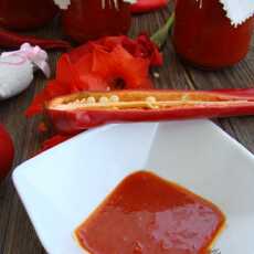Przepis na Ostry domowy ketchup z papryki i chili