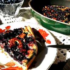 Przepis na Pyszny omlet ze świeżymi jagodami - gdy sezon w pełni :)