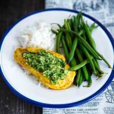 Przepis na Kurczak curry z zieloną pastą i fasolką szparagową