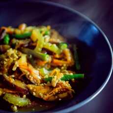 Przepis na Vegan curry with eggplant and quinoa!