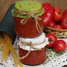 Przepis na Sos pomidorowo-paprykowy 