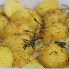 Przepis na Zapiekane ziemniaki z tymiankiem