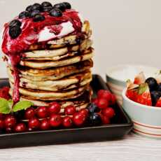 Przepis na Pancakes z serem ricotta i jagodami