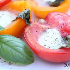 Przepis na Zapiekane pomidorki z grzankami (pycha)
