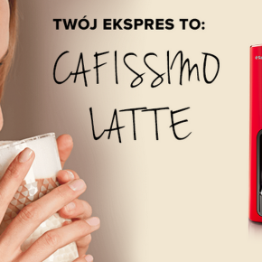 Ekspres do kawy Cafissimo Latte + kapsułki do kawy/herbaty Tchibo