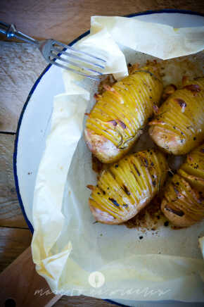 ziemniaki hasselback