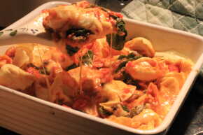 zapiekane tortellini