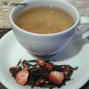 herbata z truskawkami