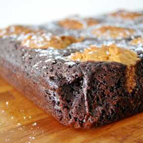 brownies z ciasteczkami orzechowymi