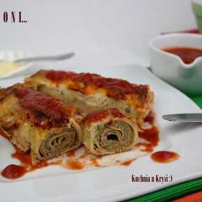 Cannelloni w płatach lazanii