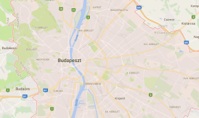 plan miasta Budapeszt