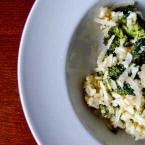 risotto brokułowe