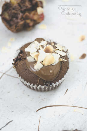 muffiny śliwkowe z czekoladą