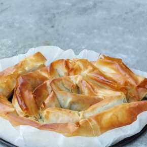 wegańska spanakopita