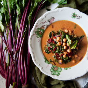 Beet leaves