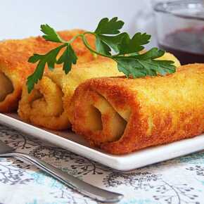 Croquettes with turkey and mushrooms