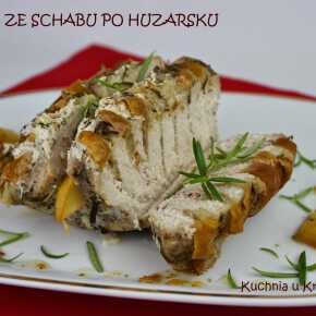 Pieczeń ze schabu po huzarsku