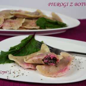 Pierogi z botwinką