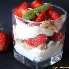 mascarpone z truskawkami