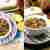 Zupa z suszonego bobu z grzybami Mun, miętą i ziarnami
