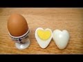 Jak zrobić jajko serce ugotowane na twardo?
