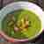 Zupa krem z brokułów z niebieskim serem