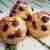 Muffinki z białą czekoladą i suszoną żurawiną