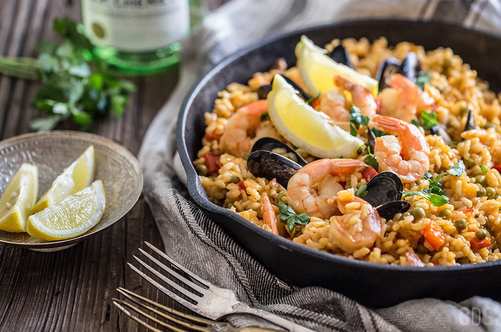 Paella marinera