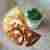 Quesadilla z chorizo, czerwoną fasolką i papryką