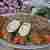 Roladki z serem w panierce z borowików, cebulki i amarantusa
