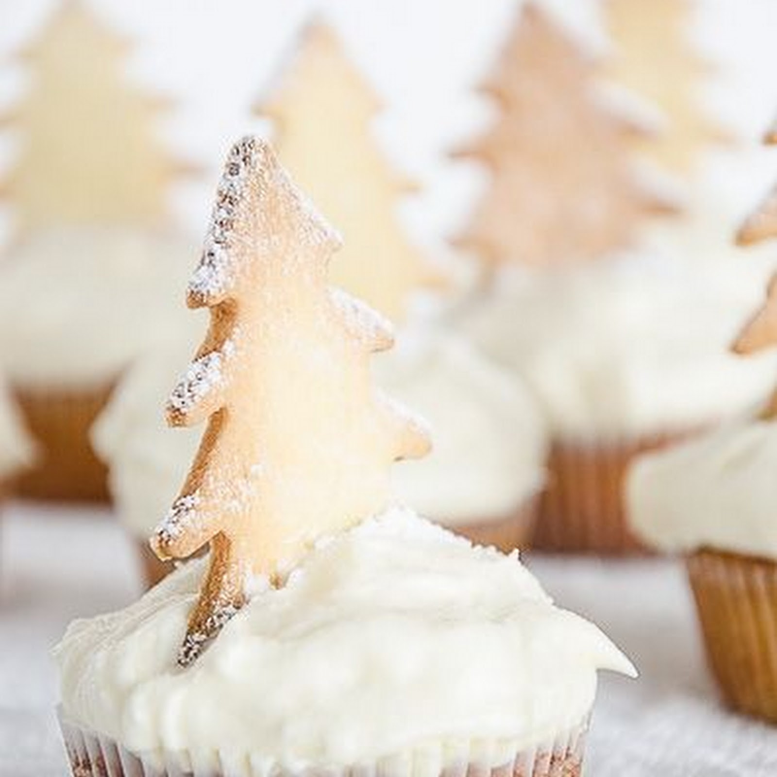 Waniliowe babeczki świąteczne / Christmas vanilla cupcakes