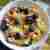 Kasza jaglana z miodem,cynamonem, czereśniami, borówkami i bananem 