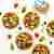 Podpłomyki gryczano-kukurydziane z tapenadą, grillowanym fenkułem, pomidorami i serem feta