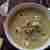 Zupa cukiniowa z ziołowymi kluseczkami i grillowanym oscypkiem - przepyszna!