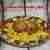 Cytrynowy makaron z sosem mięsnym oprószony parmezanem