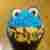 Wegański tort Cookie Monster