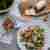 Makaron tagliatelle z brokułem, serem kozim i orzechami włoskimi