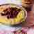 szafranowy pudding ryżowy z tahini i malinami