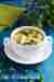 Zupa z zielonym groszkiem i łazankami